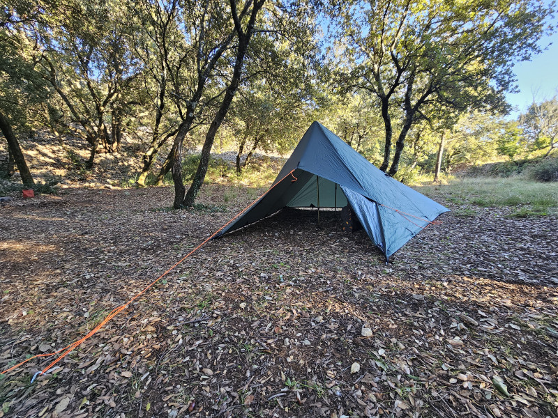 Tarp pour bivouac