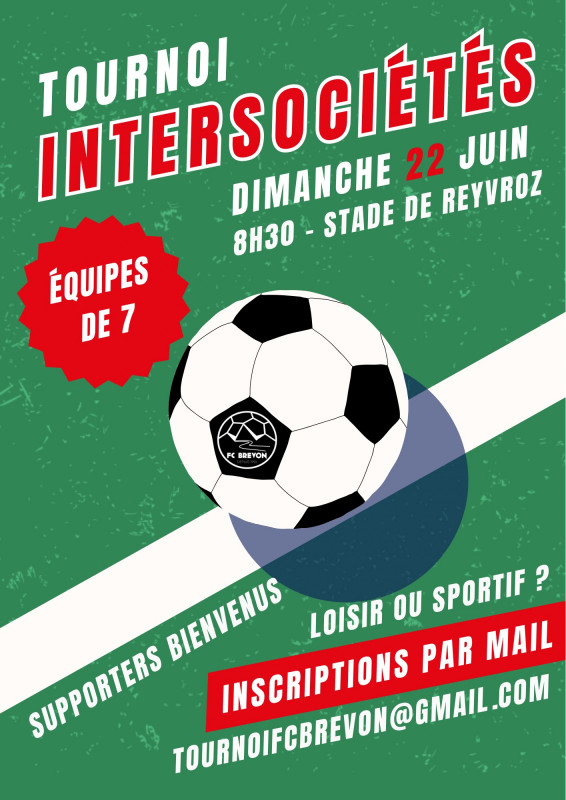 Tournoi de Foot Inter sociétés_Reyvroz