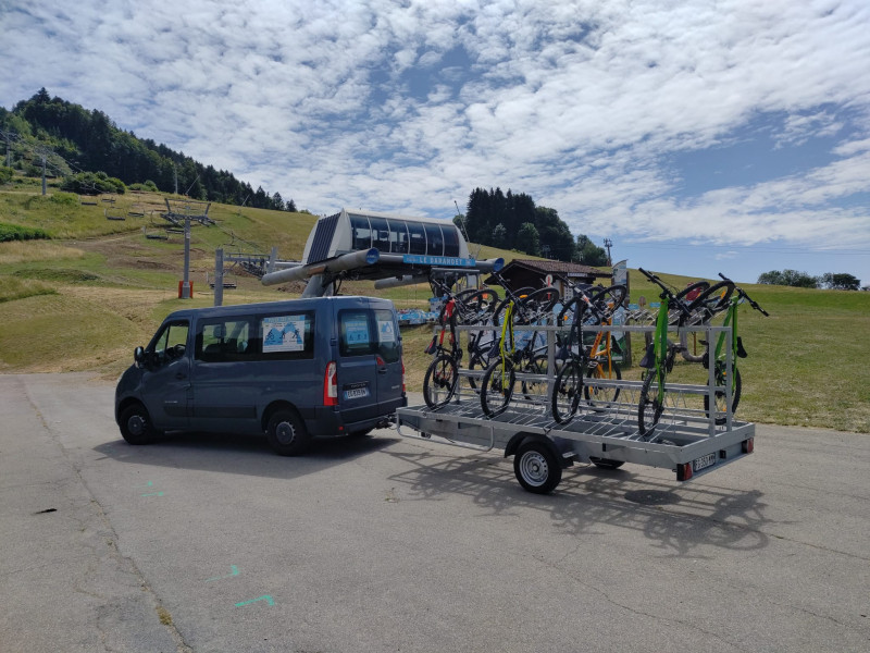 Arrêt navette station Les Habères