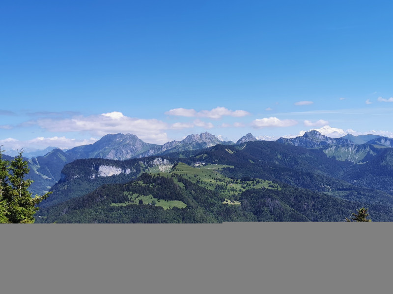 Vue sur le Mont-Blanc