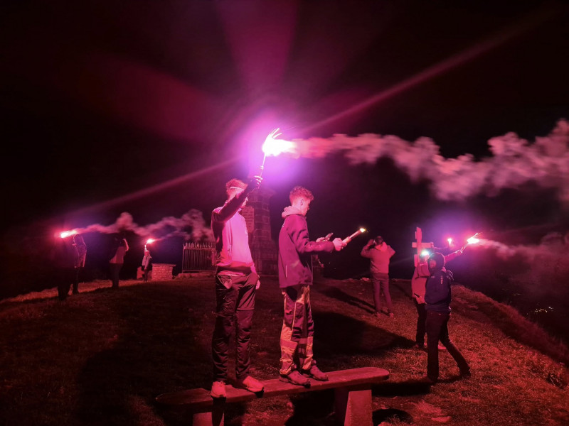 Octobre Rose - Illumination des sommets_Lullin
