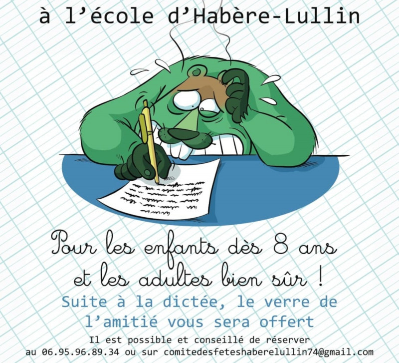 La Dictée de la Marmotte_Habère-Lullin La Dictée de la Marmotte_Habère-Lullin