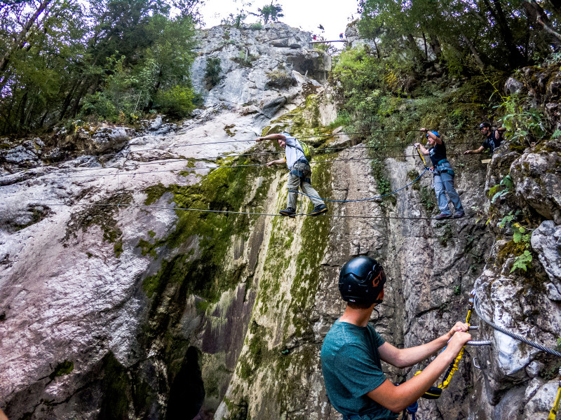 Via ferrata Cascade des Nants Via ferrata Cascade des Nants