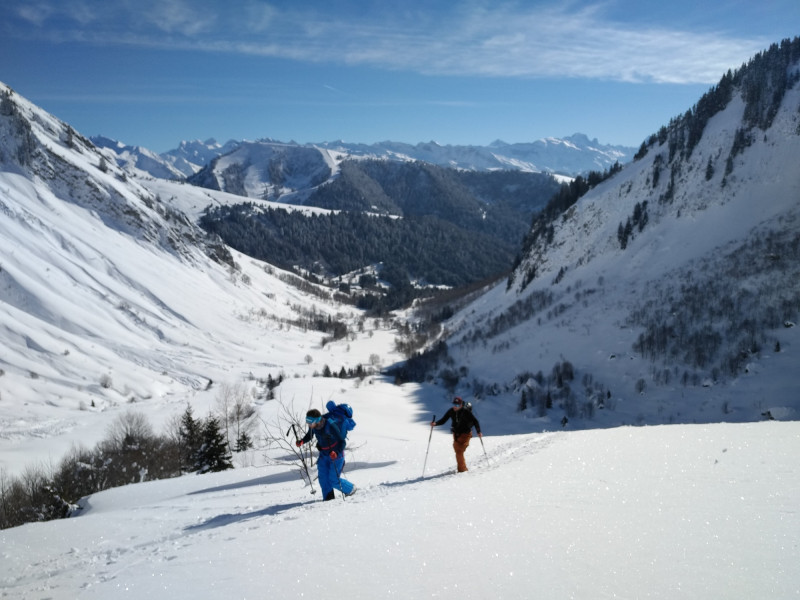 Séjour initiation au ski de randonnée - © OT ADL / V. Glauzy Séjour initiation au ski de randonnée