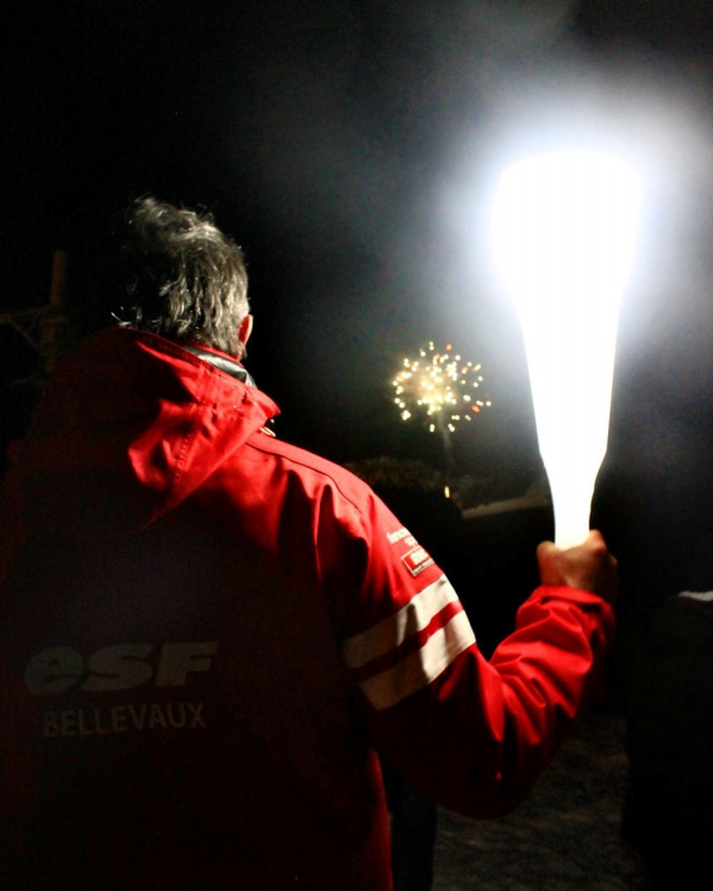 Descente aux flambeaux à La Chèvrerie_Bellevaux