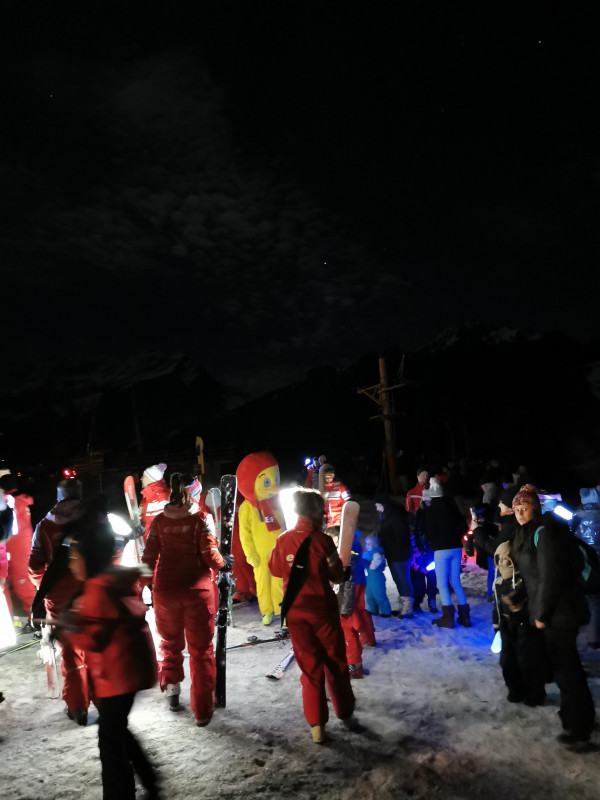 Descente aux flambeaux à La Chèvrerie_Bellevaux