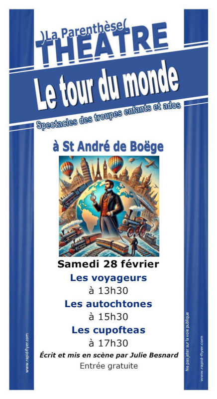 Spectacle des jeunes « Le Tour du monde »_Saint-André-de-Boëge