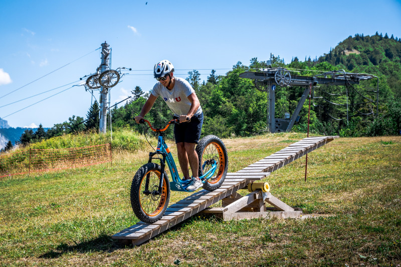 Descente sur module bascule