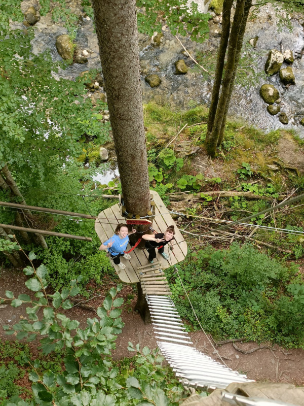Départ du parcours rouge