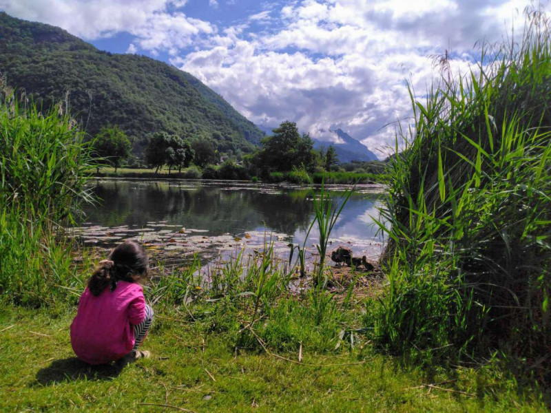 Au bord du lac de Vallon