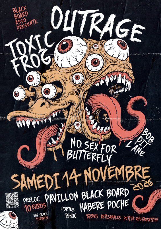 Soirée concerts au Pavillon Black-Board avec Outrage_Habère-Poche Soirée concerts au Pavillon Black-Board avec Outrage_Habère-Poche