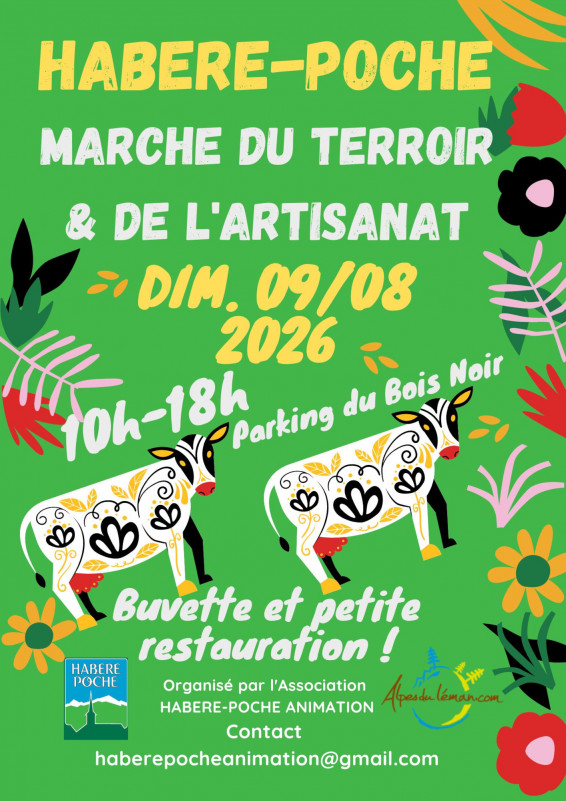 Grand Marché du Terroir et de l'Artisanat_Habère-Poche - © Habère-Poche Animation Grand Marché du Terroir et de l'Artisanat_Habère-Poche