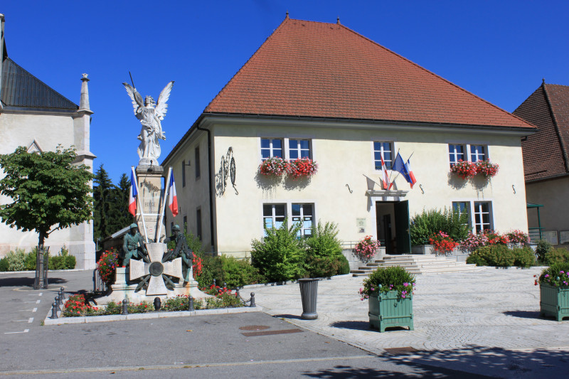 Vallée Verte Boëge mairie visite des Guides du Patrimoine Savoie Mont Blanc