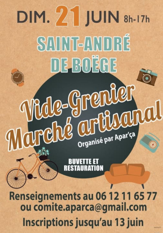 Vide grenier_Saint-André-de-Boëge - © Comité Apar'ça Vide grenier_Saint-André-de-Boëge