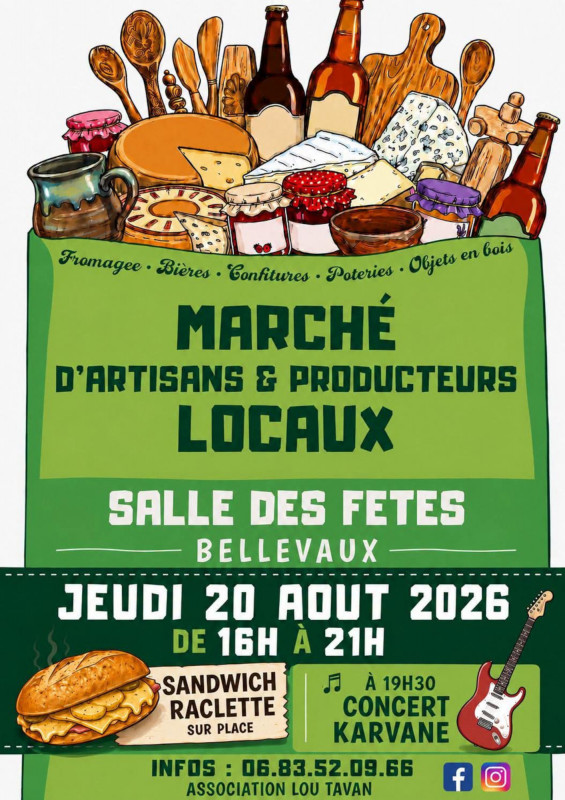 Marché d'artisans et producteurs locaux_Bellevaux