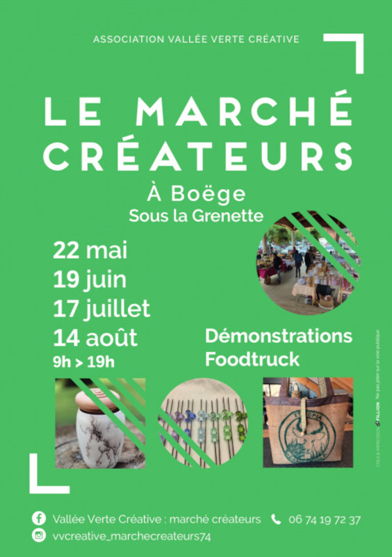Le Marché Créateurs_Boëge - © Vallée Verte Créative Le Marché Créateurs_Boëge