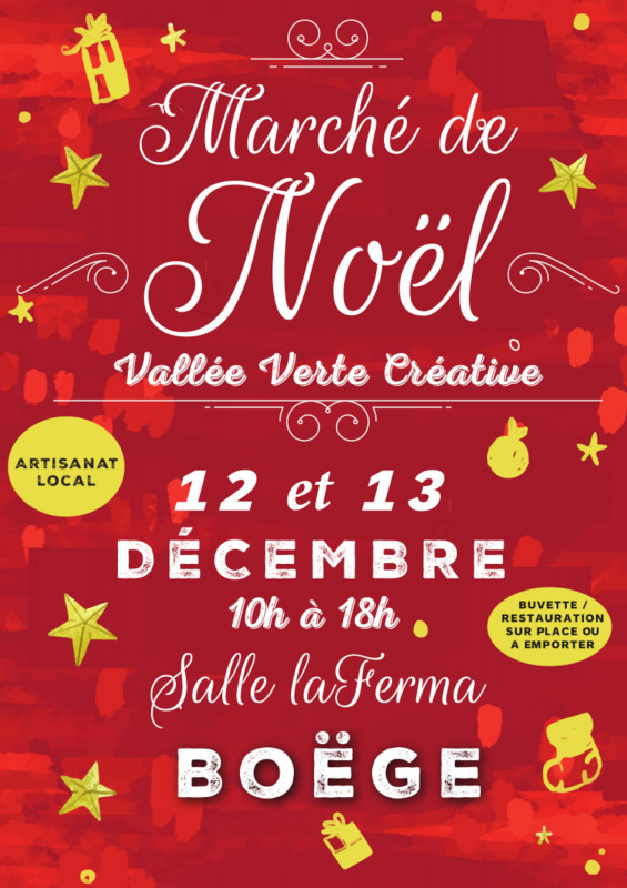 Marché de Noël de la Vallée Verte_Boëge Marché de Noël de la Vallée Verte_Boëge