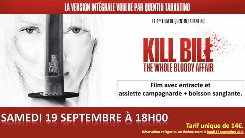 Soirée Kill Bill l'intégrale_Villard - © Cinéma Soirée Kill Bill l'intégrale_Villard