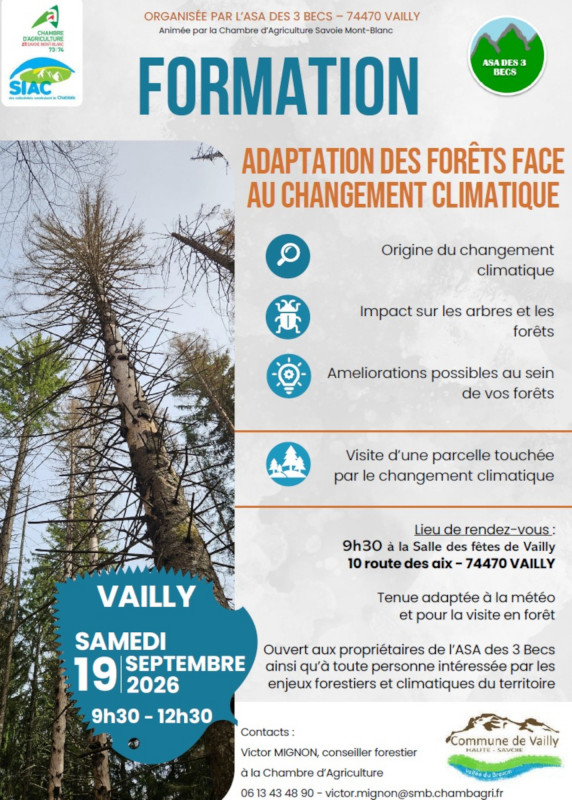 formation adaptation des forêts face au changement climatique_Vailly - © ASA des 3 Becs formation adaptation des forêts face au changement climatique_Vailly