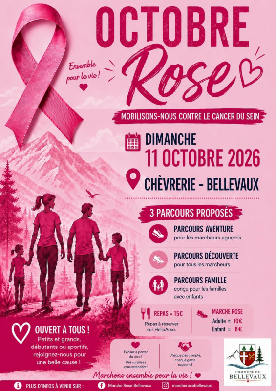 Octobre Rose_Bellevaux - © Mairie de Bellevaux Octobre Rose_Bellevaux