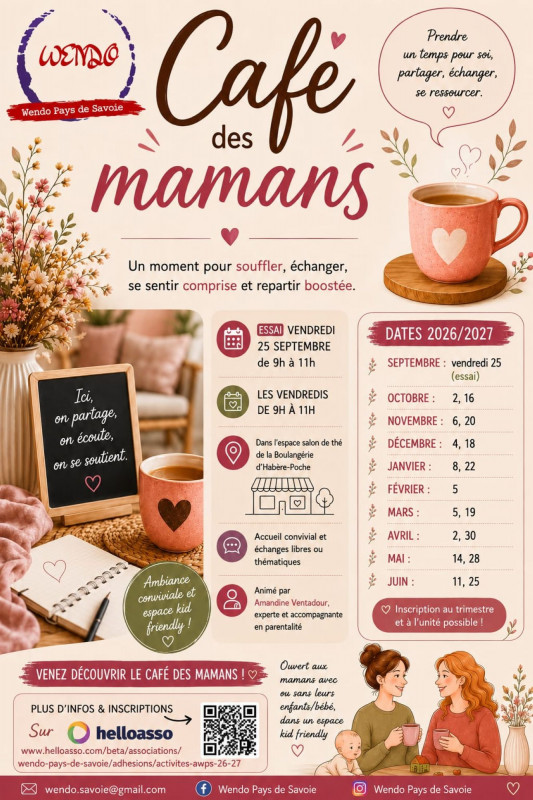 Café des mamans_Habère-Poche - © Wendo Savoie Café des mamans_Habère-Poche