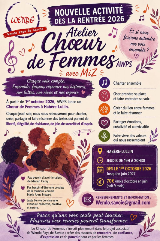 Atelier ChÅ“ur de Femmes_Habère-Lullin - © Wendo Savoie Atelier ChÅ“ur de Femmes_Habère-Lullin