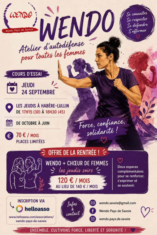 Wendo - atelier d'auto défense_Habère-Lullin