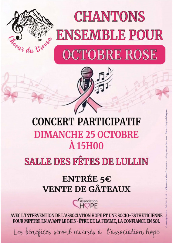Participatory Concert: Let's Sing Together for Pink October_Lullin