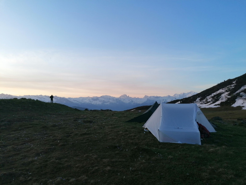 bivouac sous tente