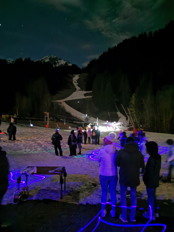 Descente aux flambeaux à La Chèvrerie_Bellevaux