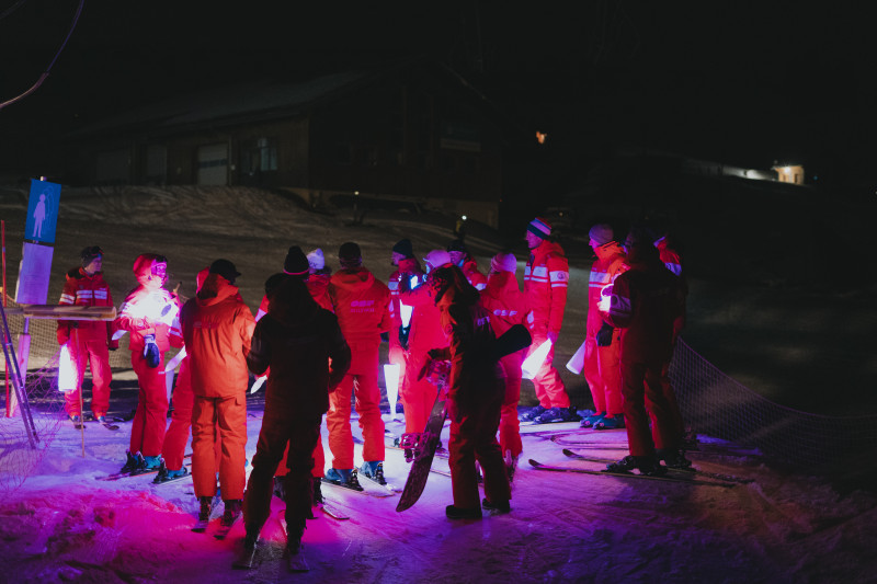 Torchlight descent Hirmentaz_Bellevaux
