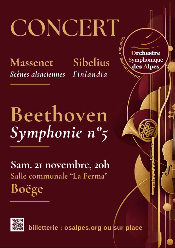 Concert Beethoven Symphonie n°5_Boëge